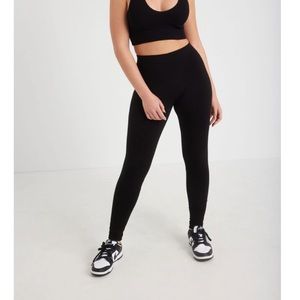 Black garage leggings